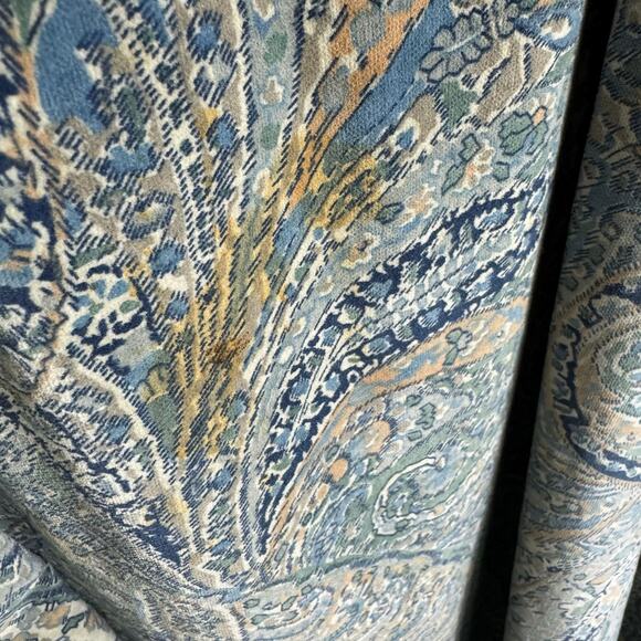 Glen Of Michigan Vintage 100% Cotton Velvet Blouse Skirt Set Made In USA Sz 14 - Picture 8 of 14